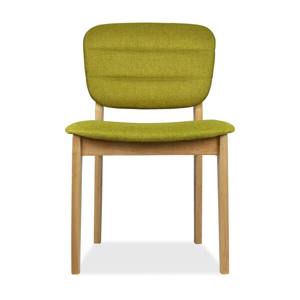 Monet Dining Chair Natural with Green Cushion 