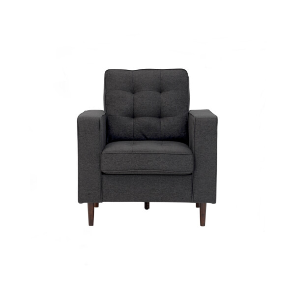 Royce 1 Seater sofa(Fabric Seal Grey)