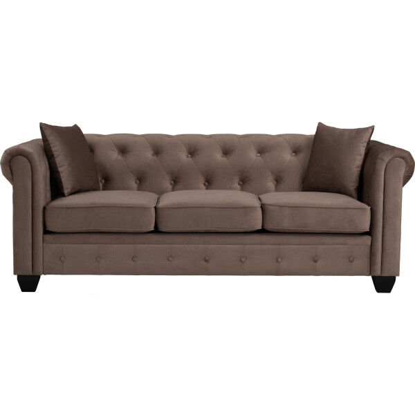 Cuda 3 Seater Sofa (fabric Light Brown)