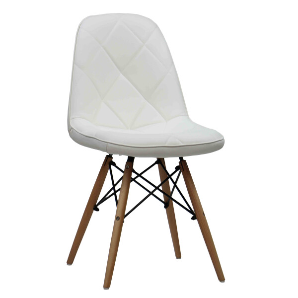 Eames II Cushioned Replica Chair (White)