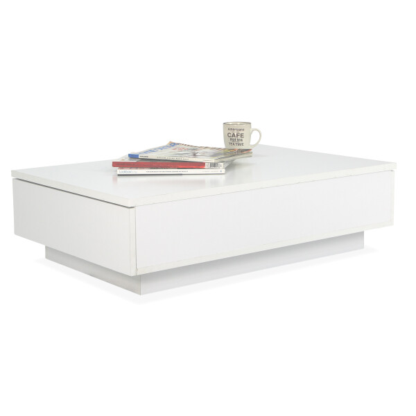 Avellino Low Coffee Table in Snow White