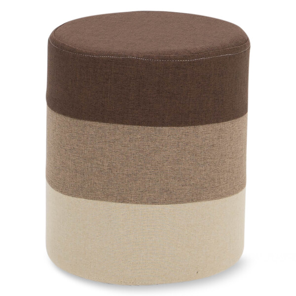 Mica Ottoman in Light Brown
