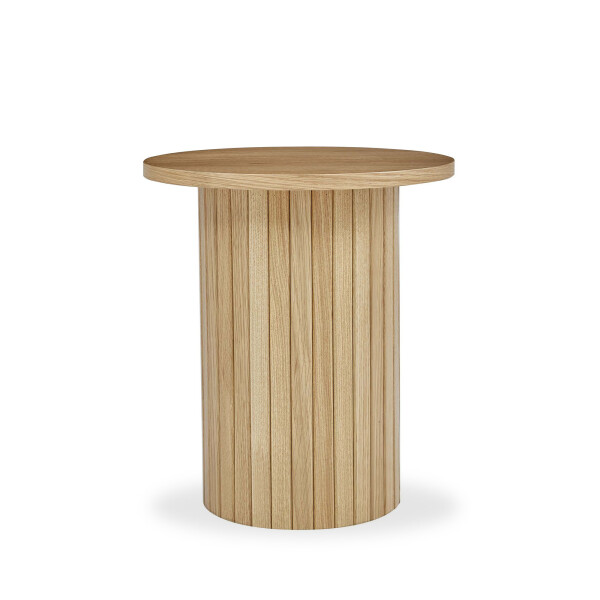 Caesar Round Side Table (Oak)