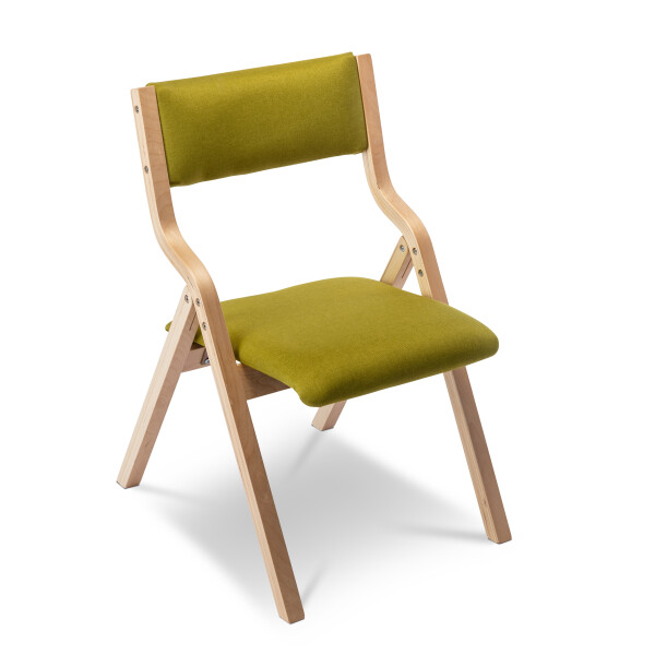Marlene Foldable Chair (Natural/Green)