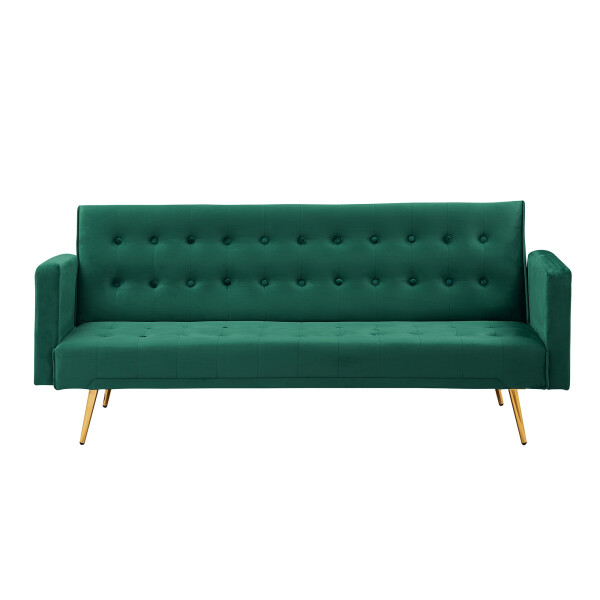 Raballo Flannelette Sofa Bed (Green)
