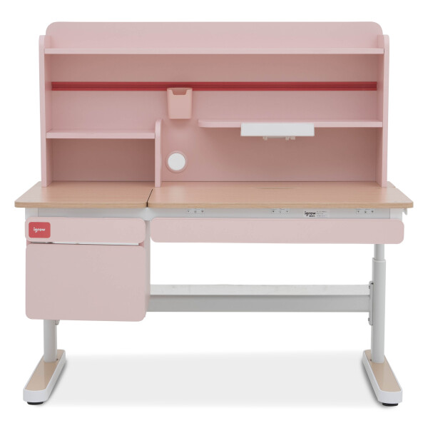 Imelda VI Adjustable Children's Study Desk (Pink)