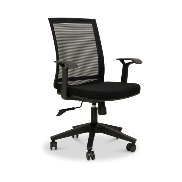 Nyler Mid Back Mesh Chair (Black)