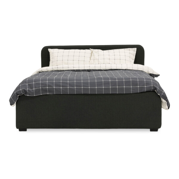 Ashford Fabric Queen Storage Bed (Charcoal)