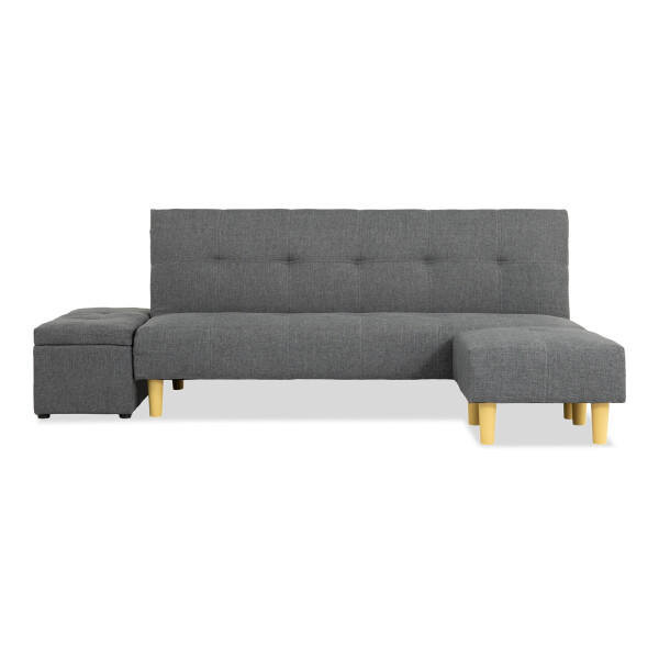 Wongg 4 Seater Sofa Bed Set (Fabric Grey)