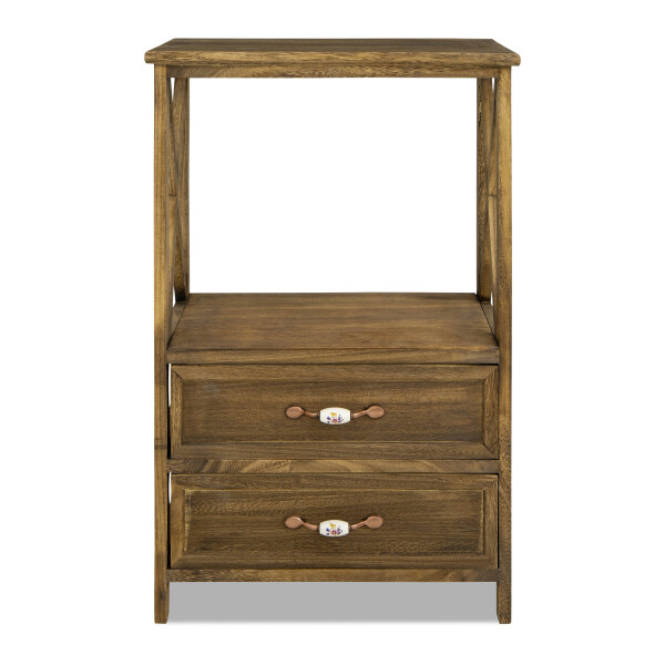 Fayt Wooden Storage Cabinet (Brown)