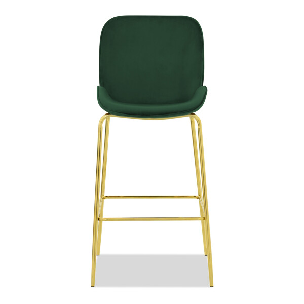 Beetle Bar Chair Replica in Velvet (Green)