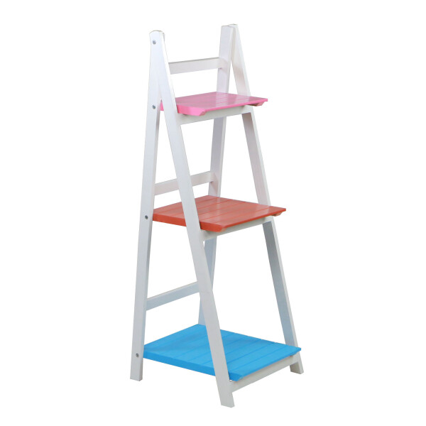 Rosea Foldable 3 Tier Flower Stand in Rainbow