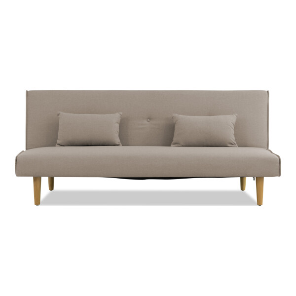 Lacel Sofa Bed with Cushions (Taupe Grey)