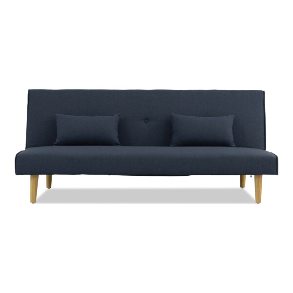 Lacel Sofa Bed with Cushions (Dark Blue)