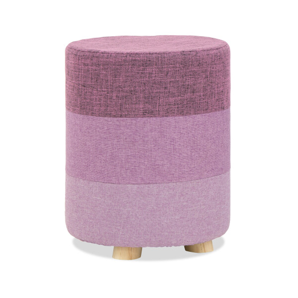 Mica Ottoman in Pink