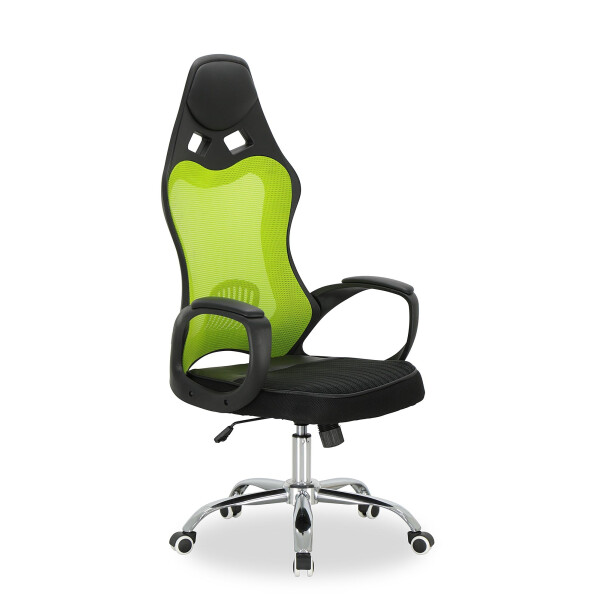 Lavoro High Executive Chair (Black Frame + Green Mesh)