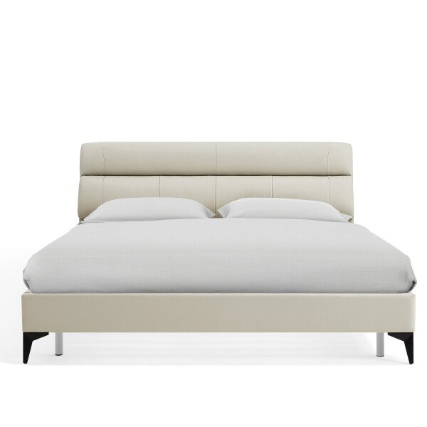 Kandis Upholstered Bed Frame (Smokey Grey, UK King)