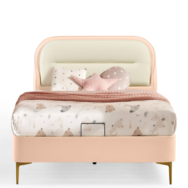 Mariane Bed Frame (Pink, UK Small Double Tall)