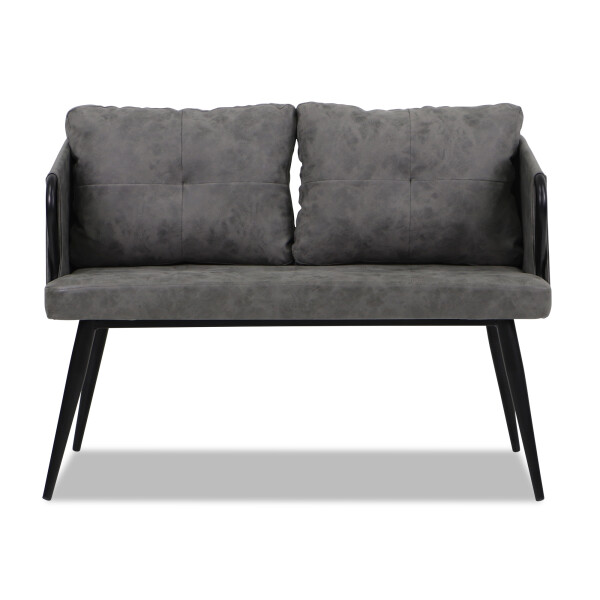 Lowie 2 Seater Chair (Grey)