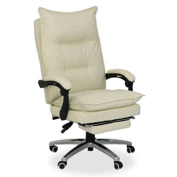 Deluxe Pu Executive Office Chair (Beige)