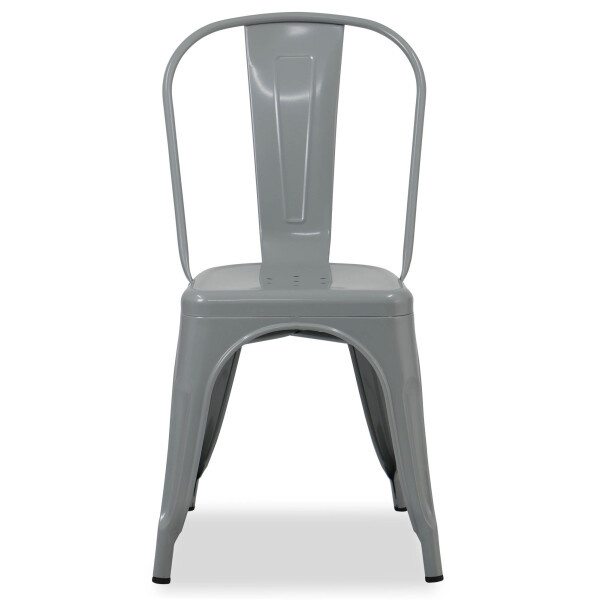 Retro Metal Chair (Grey)