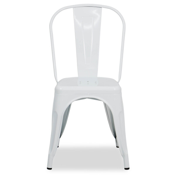 Retro Metal Chair (White)