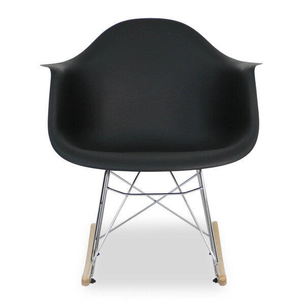 Oalo Low Rocking Lounge Chair (Black)