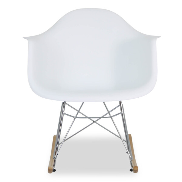 Oalo Low Rocking Lounge Chair (White)