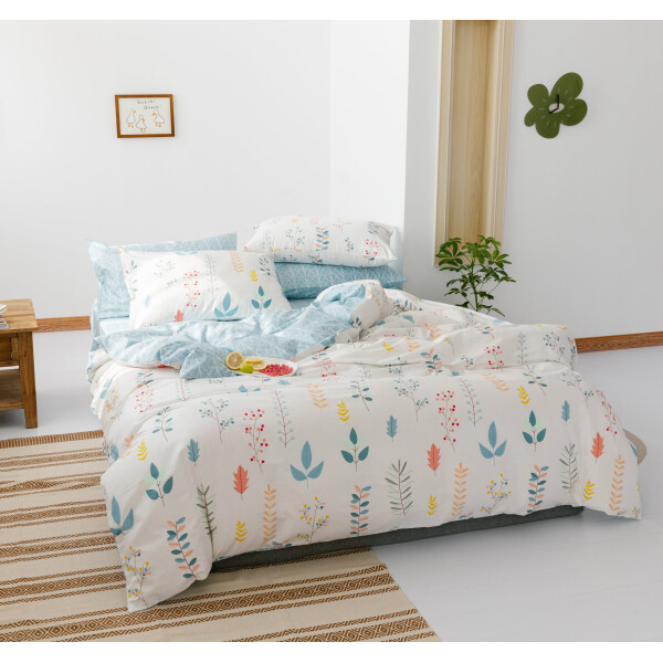 Bedding Day 100% Cotton Sateen 800TC Bed Set - Feuille 