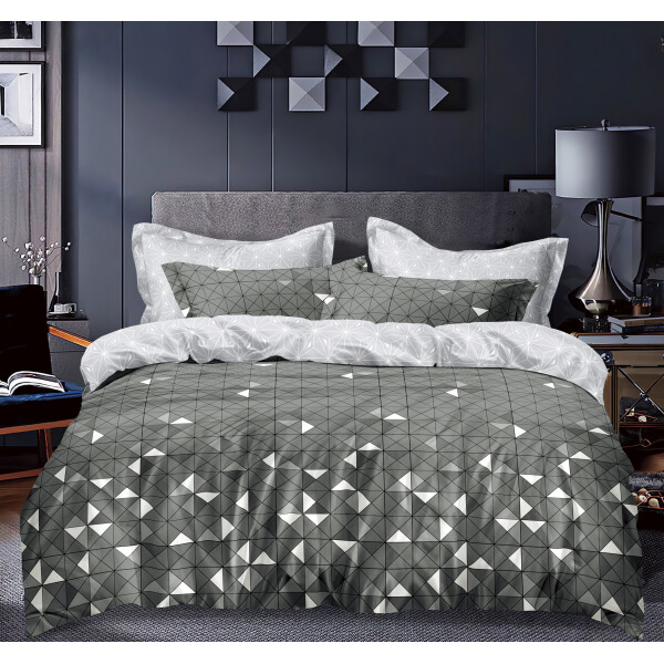Bedding Day - Soft Microfiber Print 700TC Fitted Sheet Set - Francois
