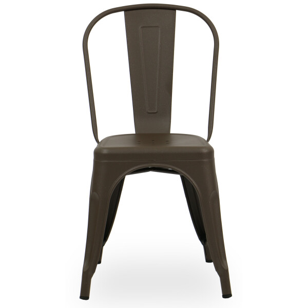 Retro Metal Chair (Shinny Brown)