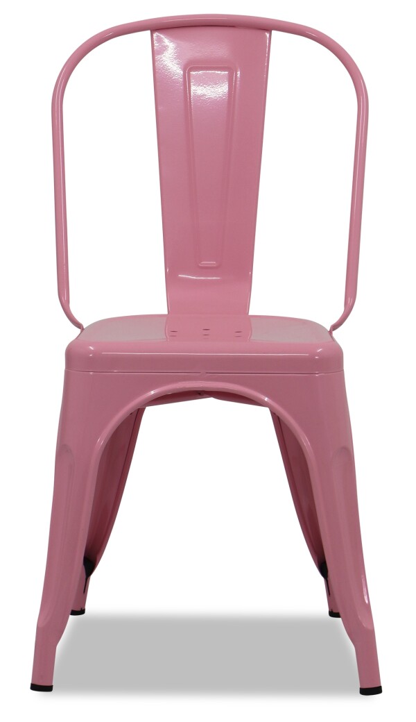 Retro Metal Chair (Light Pink)