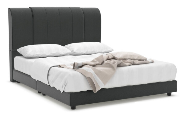 Layton Faux Leather Bed Frame