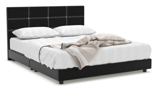 Rofer Faux Leather Bed Frame