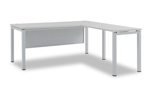 Raynold L-shaped table L180 (White)