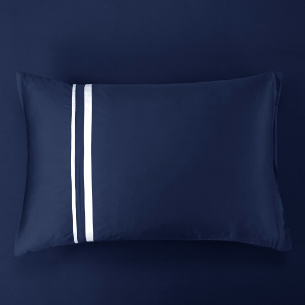 FyneLinen 100% Bamboo 950TC Pillowcase (Dark Blue)