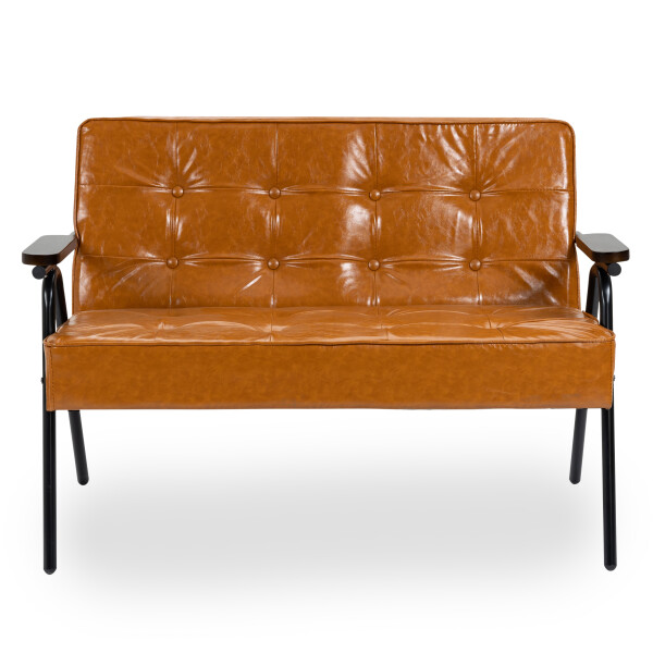 Slayton 2-Seater Sofa (Camel Brown)
