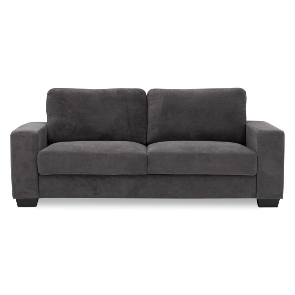 Alexis 3-Seater Sofa (Flat Dark Grey)