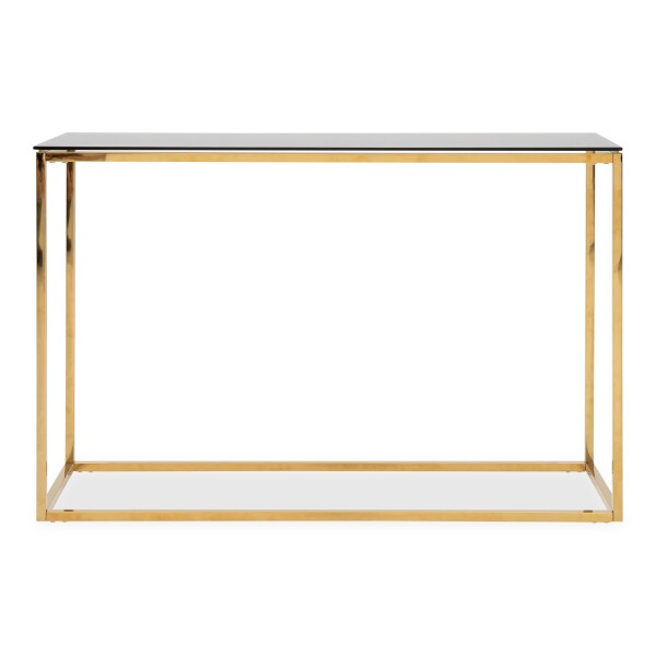 Opal Console Table with Gold Legs