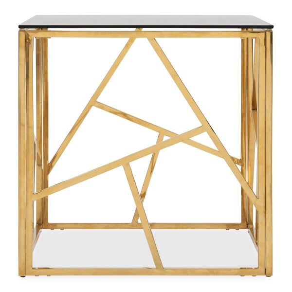 Opal Side Table II with Gold Legs