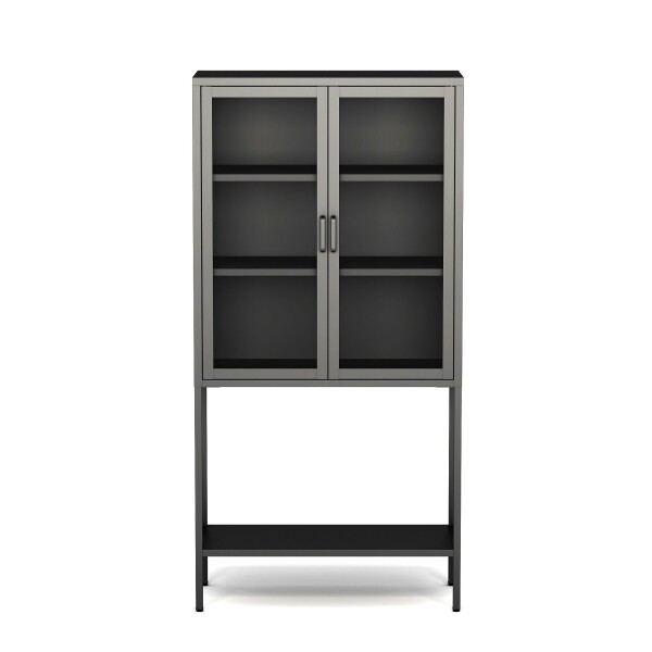 Serhild Display Cabinet With Shelves