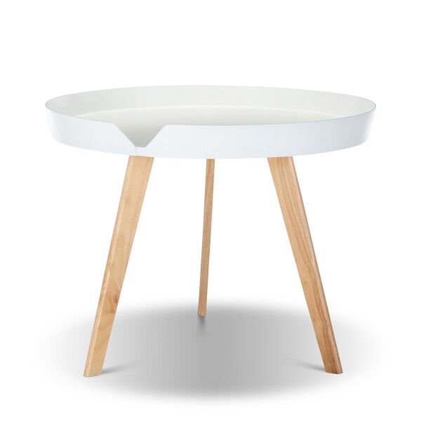 Helgi Round Coffee Table (White)