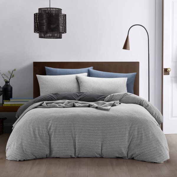 Bedding Day Jersey Cotton 800TC Bed Set - Malka (Grey)