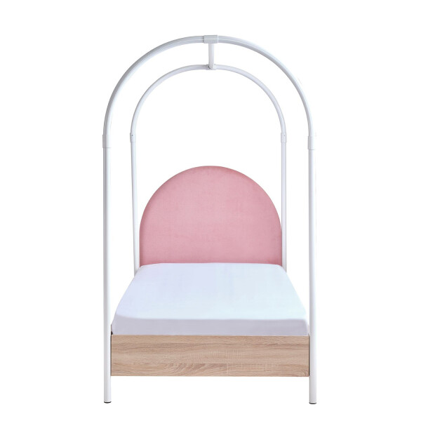 Eira Kids Single Canopy Bedframe (Pink)