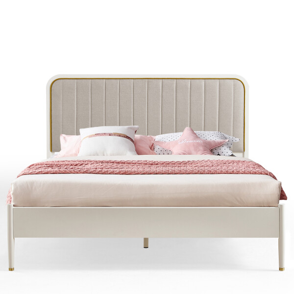 Emilie Cream Bed (UK King)