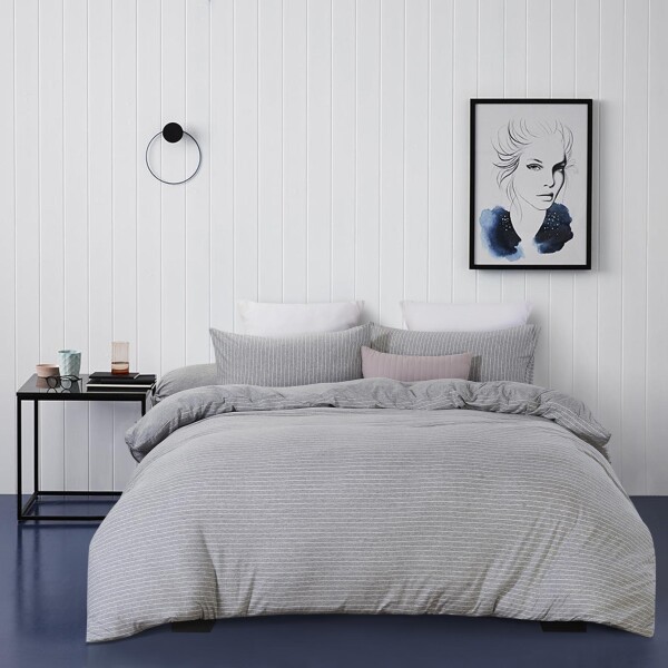 Bedding Day Organic Cotton Jersey 800TC Fitted Sheet Set - Misako