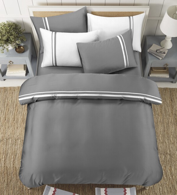 FyneLinen 100% Bamboo 950TC Fitted Sheet Set (Silver Grey)