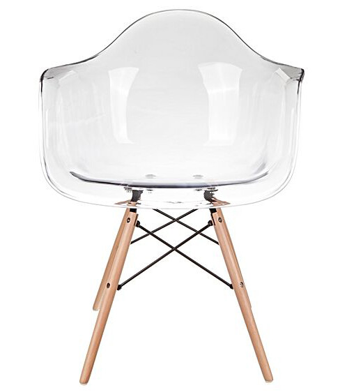Eames Replica Arm Chair (Clear)
