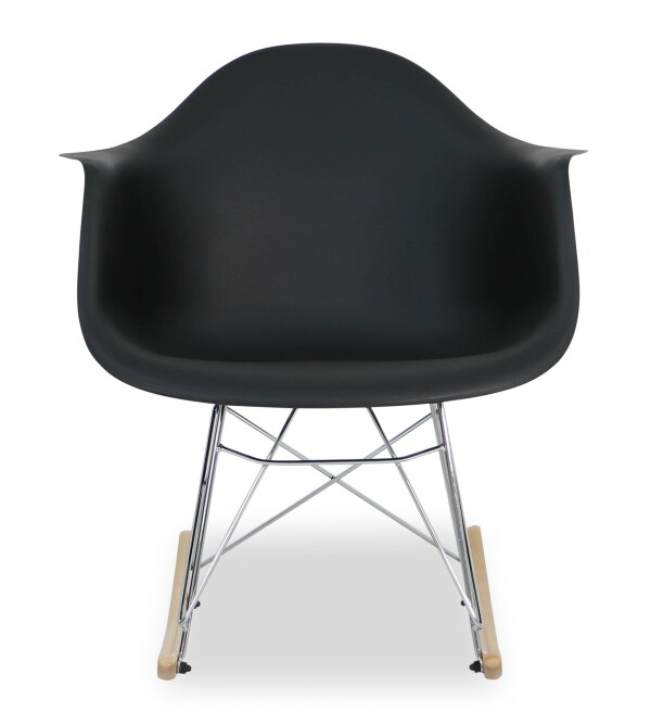 Oalo Low Rocking Lounge Chair (Black)