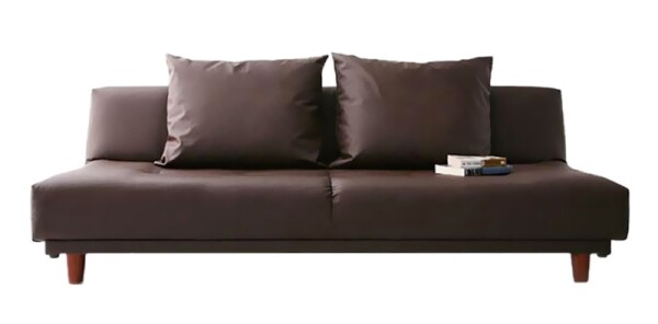 Sweden Sofa Bed (PVC Brown)